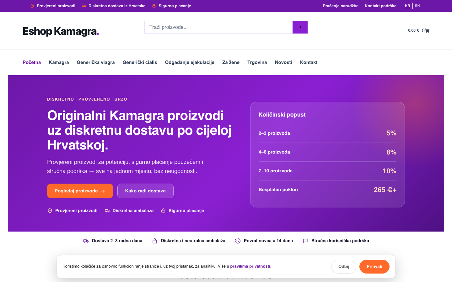 Premium homepage (naživo)